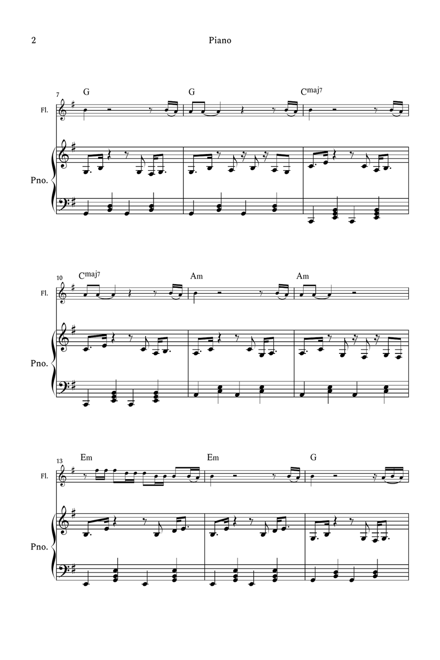 Chihiro Flute scores gallery preview page 2