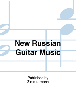 Book cover for New Russian Guitar Music