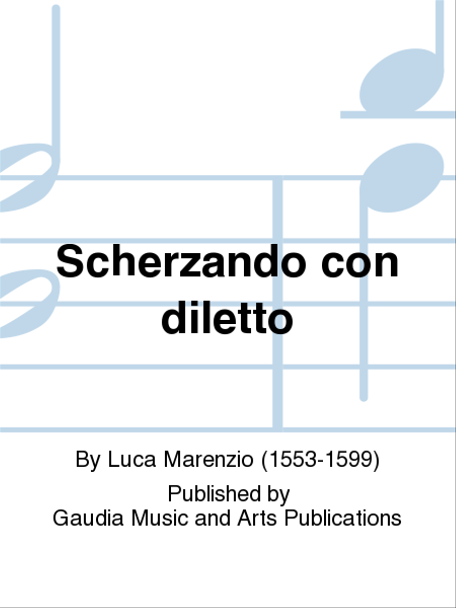 Scherzando con diletto SSATB scores gallery preview page 1
