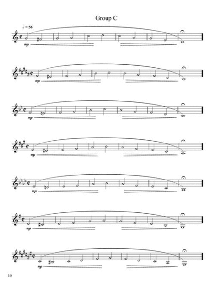 Vincent Cichowicz – Fundamental Studies for the Developing Trumpet Player Trumpet Solo scores gallery preview page 12