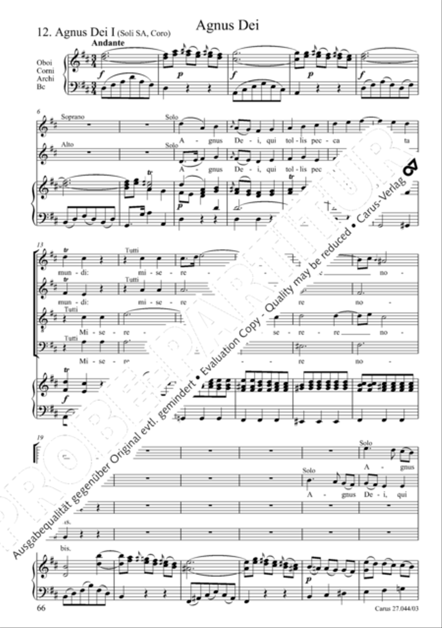 Messa per il Santissimo Natale 4-Part scores gallery preview page 67