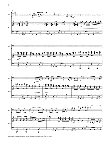 Bassoon Concerto No. 1 (Bsn/Piano)