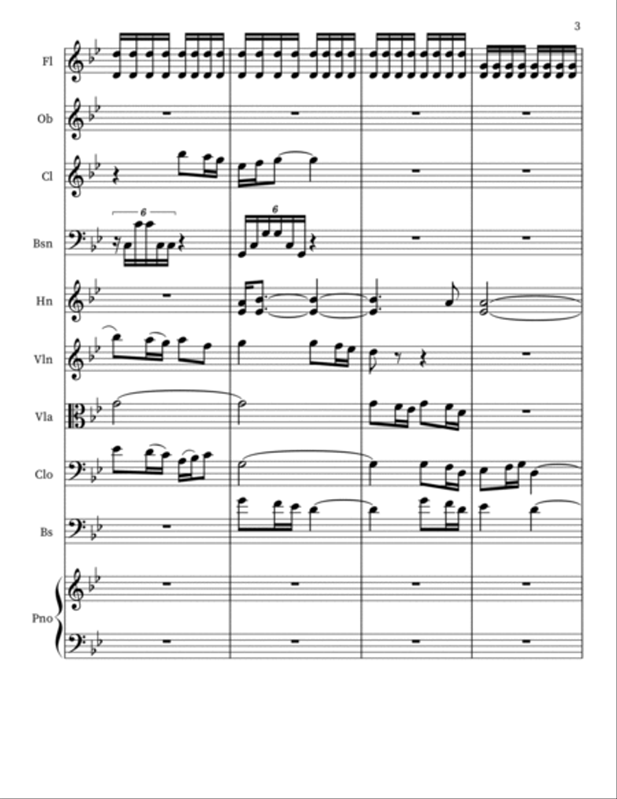 Intensity Sketch for Orchestra Orchestra scores gallery preview page 3