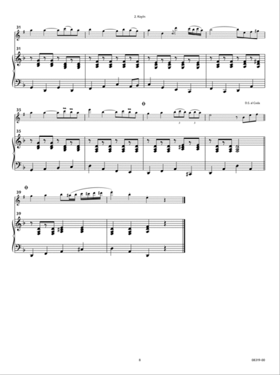 Klezmer Diptych Small Ensemble scores gallery preview page 5