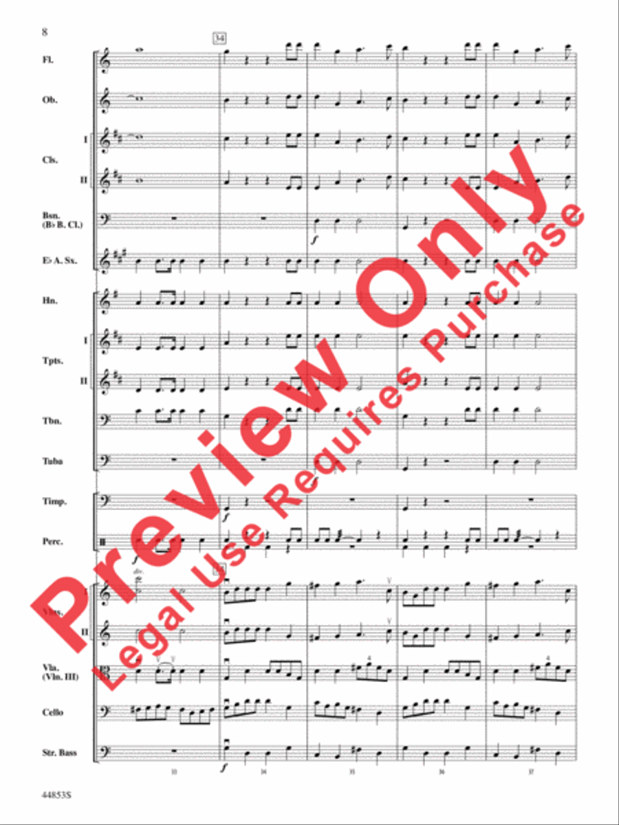 Symphony No. 36, The Linz Full Orchestra scores gallery preview page 29
