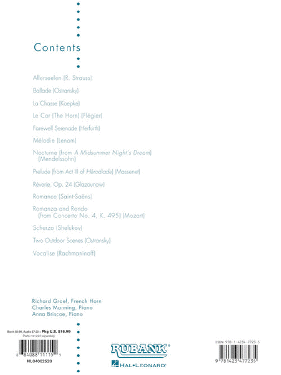 Concert and Contest Collection for French Horn Concert Band Methods scores gallery preview page 3