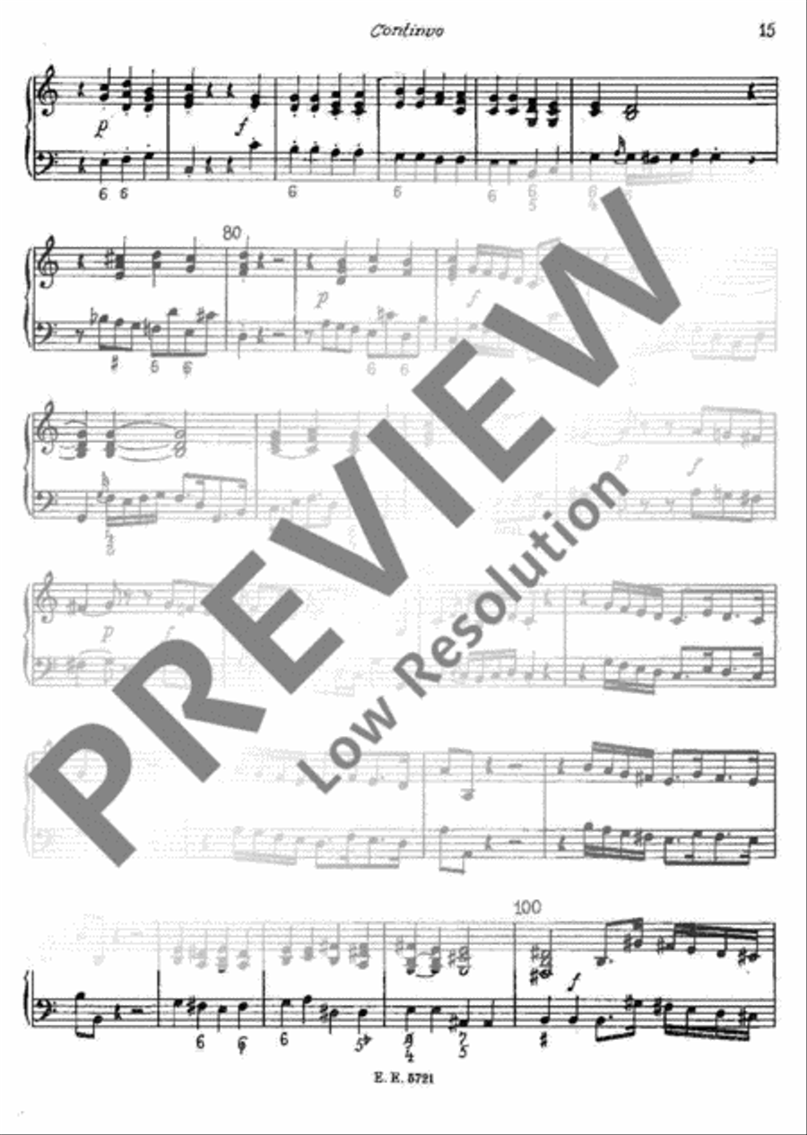 Concerto A minor Piano and Keyboard scores gallery preview page 16