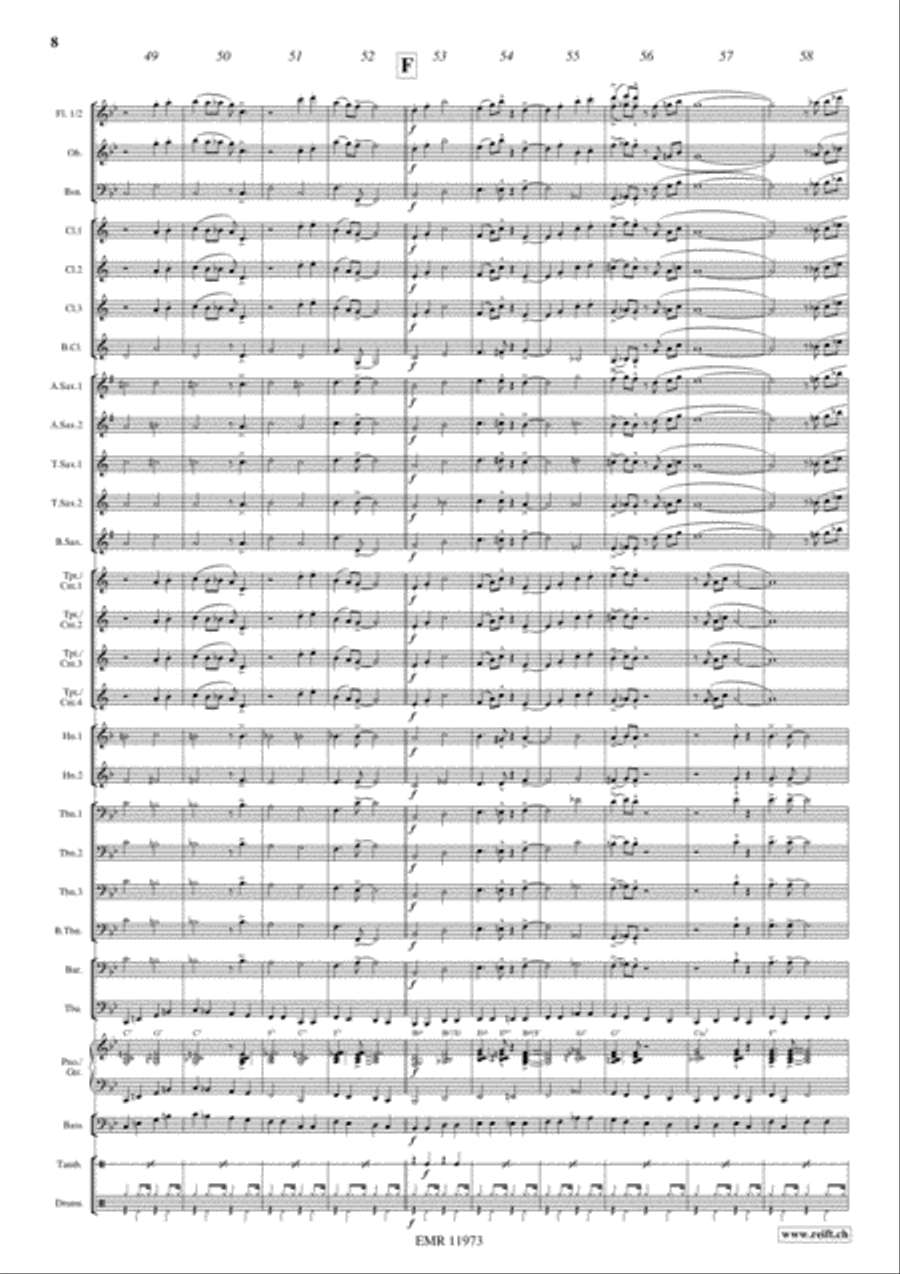 Jumpin' At The Woodside Jumpin' At The Woodside Concert Band scores gallery preview page 8
