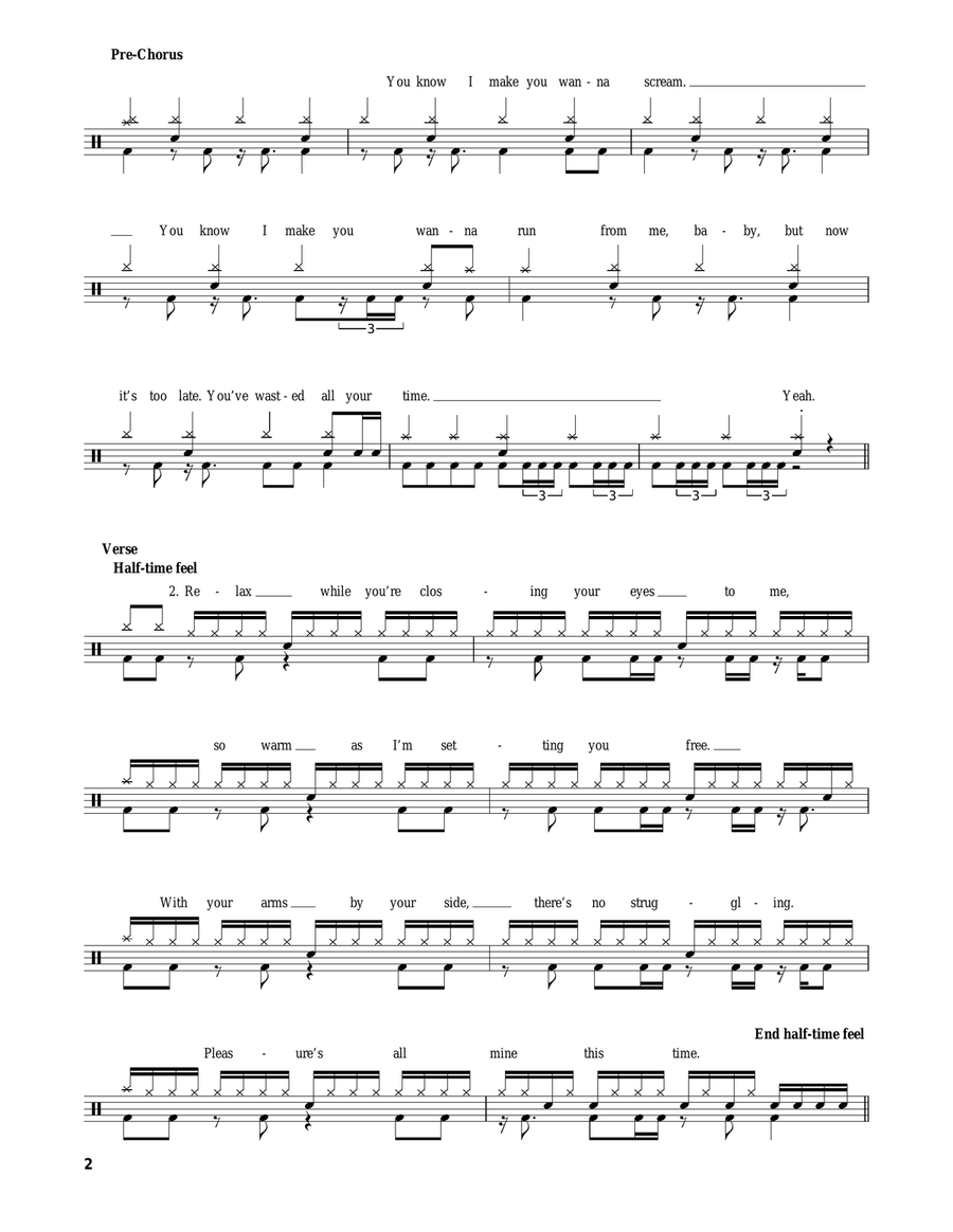 Scream Drum Set scores gallery preview page 2
