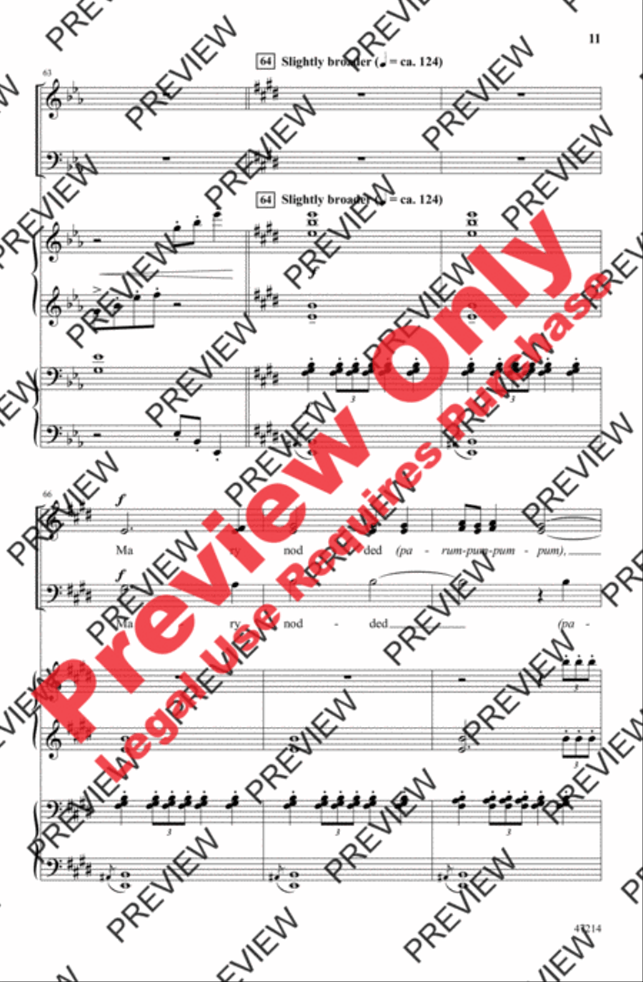 The Little Drummer Boy The Little Drummer Boy 3-Part scores gallery preview page 10
