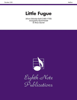 Book cover for Little Fugue