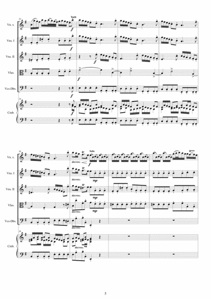 Vivaldi - Violin Concerto No.2 in E minor Op.4 RV 279 for Violin solo, strings and Cembalo image number null
