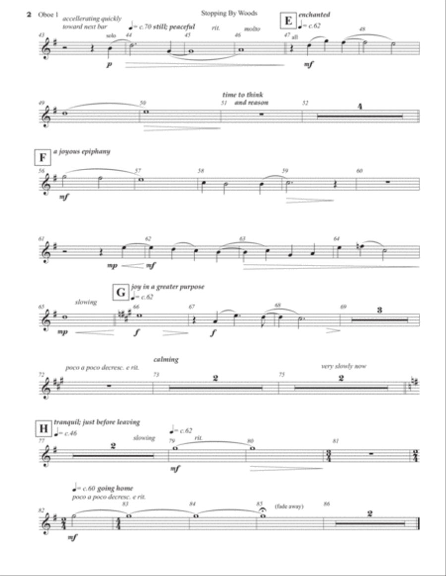 Stopping by Woods (Robert Frost) - INSTR PARTS (FULL ORCH) Full Orchestra scores gallery preview page 6