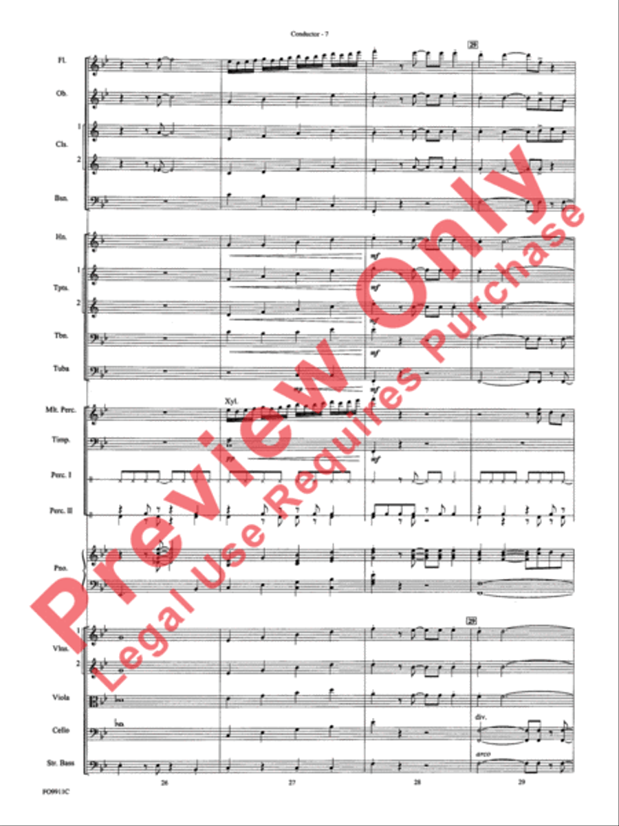 A Charlie Brown Christmas Full Orchestra scores gallery preview page 10