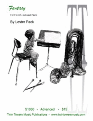 Book cover for Fantasy for French Horn and Piano