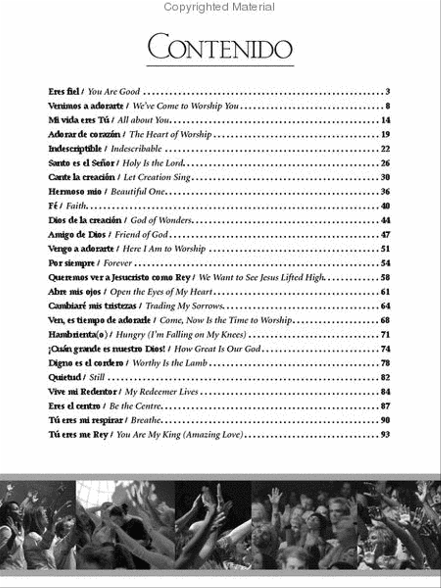 Alabanzas Poderosas Piano, Vocal, Guitar scores gallery preview page 2