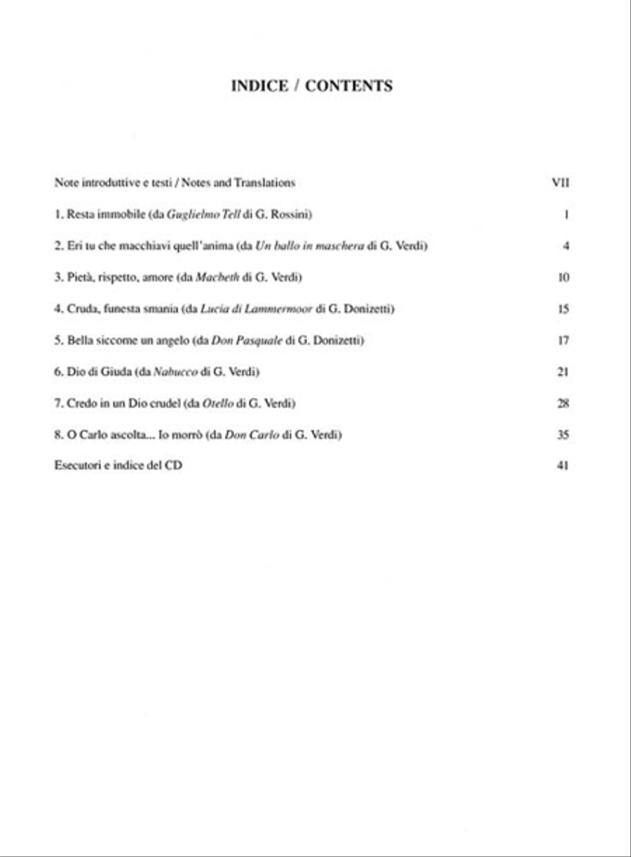 Cantolopera: Arias for Baritone - Volume 1 Voice Solo scores gallery preview page 2
