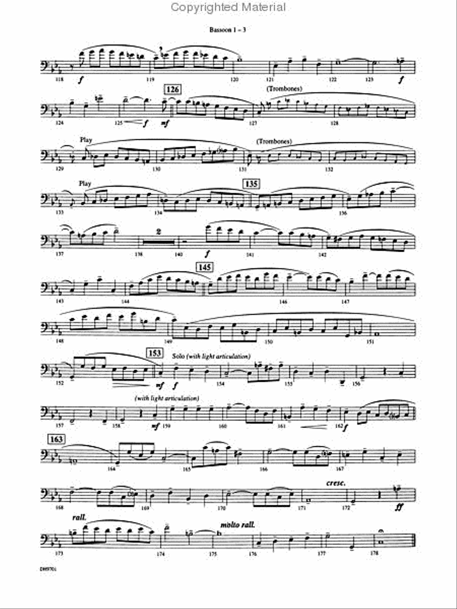 Fantasia and Fugue in C Minor, BWV 537 Concert Band scores gallery preview page 4