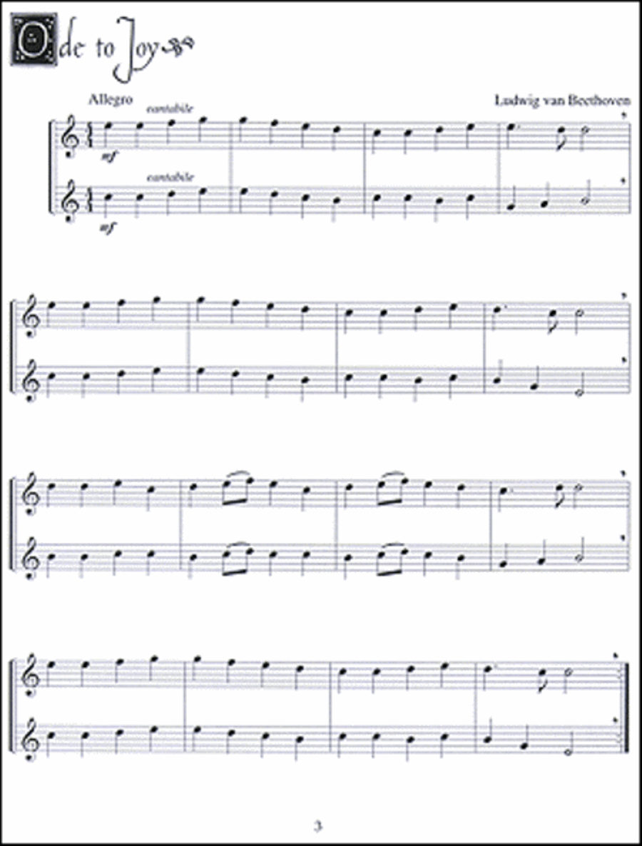 Easy Duets for Flute Woodwind Duet scores gallery preview page 6