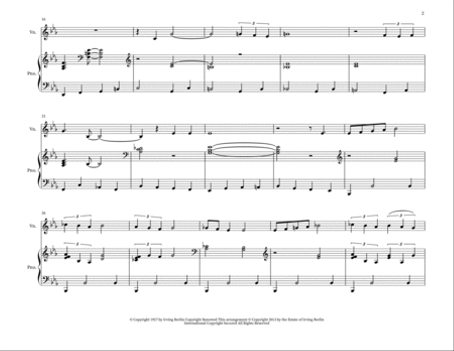 Blue Skies String Duet scores gallery preview page 2