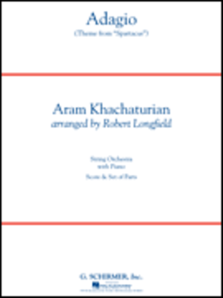 Adagio (theme From Spartacus) - Full Score String Orchestra scores gallery preview page 1