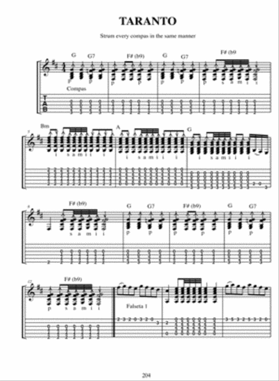 Flamenco Studies: Falsetas de mi Padre Acoustic Guitar scores gallery preview page 2