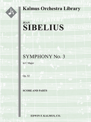 Book cover for Symphony No. 3 in C, Op. 52