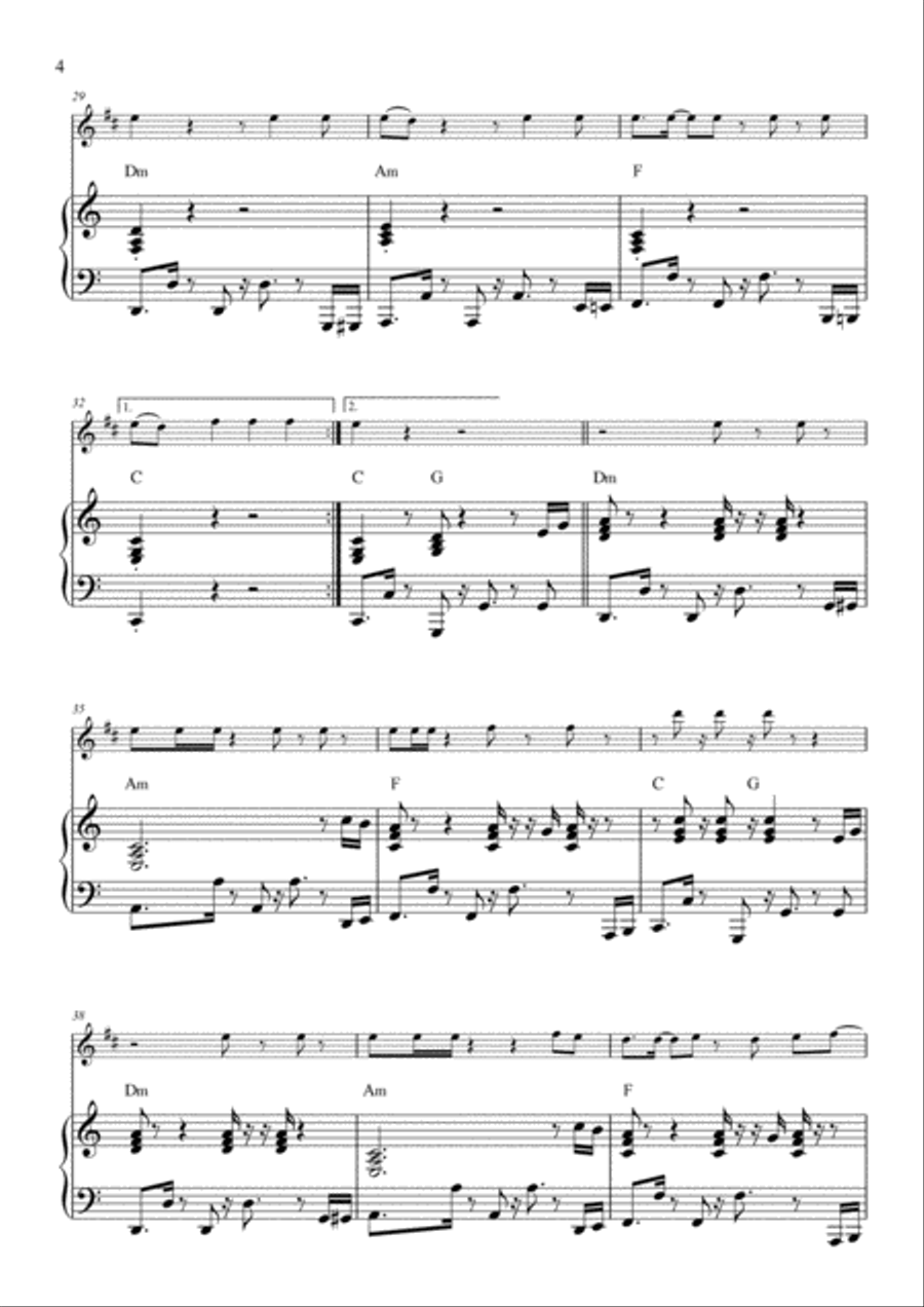 Don't Start Now Tenor Saxophone scores gallery preview page 4