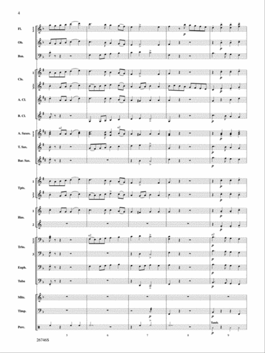 Ancient Aires and Dances Ancient Aires and Dances Concert Band scores gallery preview page 3