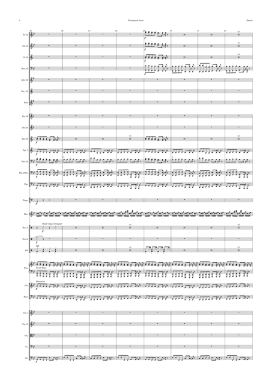 Pompeii Full Orchestra scores gallery preview page 4