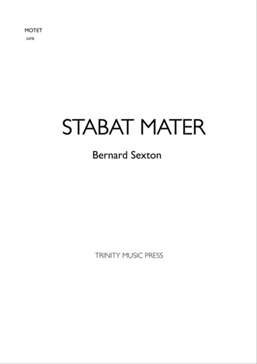 Stabat Mater 4-Part scores gallery preview page 1
