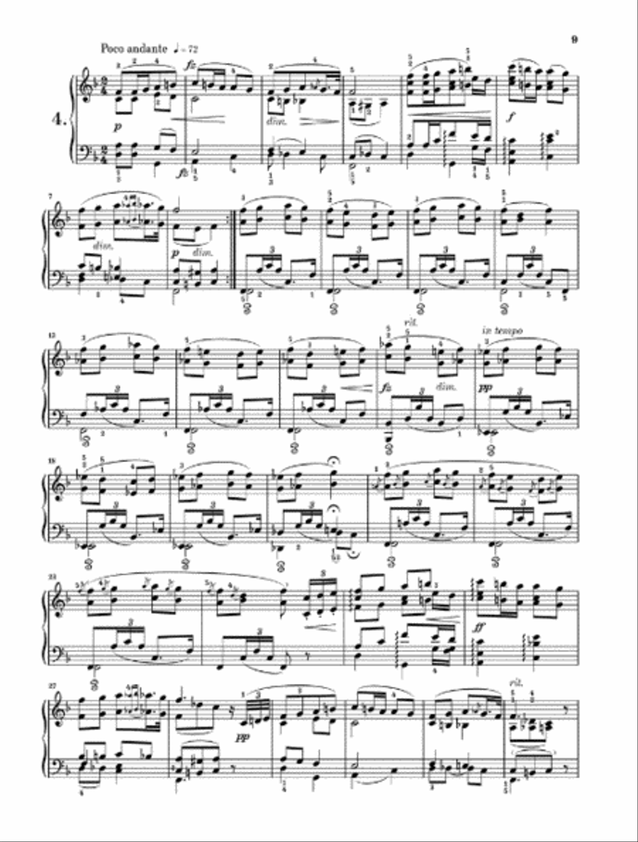 Humoresques Op. 101 Piano Solo scores gallery preview page 4