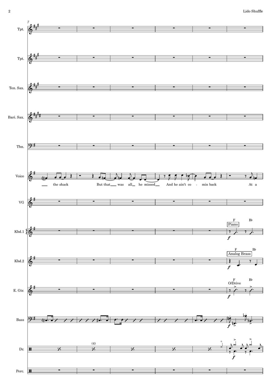 Lido Shuffle Large Ensemble scores gallery preview page 2