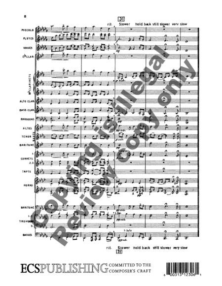 Sussex Mummers' Christmas Carol (Additional Band Full Score)