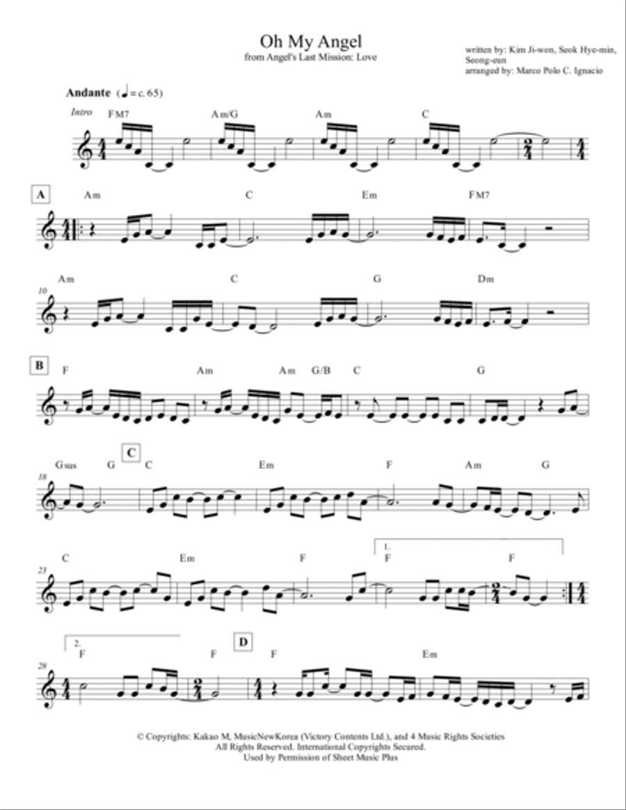 Stay With Me Piano scores gallery preview page 1