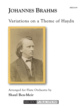 Book cover for Variations on a Theme of Haydn for Flute Orchestra