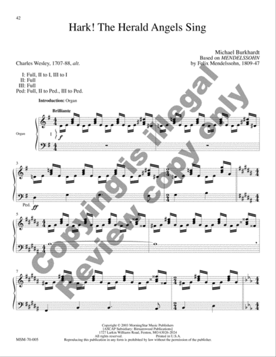 Savior of the Nations, Come (Full Score) Choir scores gallery preview page 62