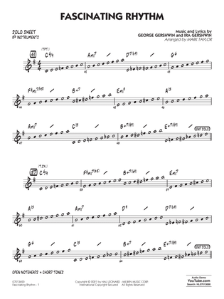 Fascinating Rhythm (arr. Mark Taylor) - Bb Solo Sheet