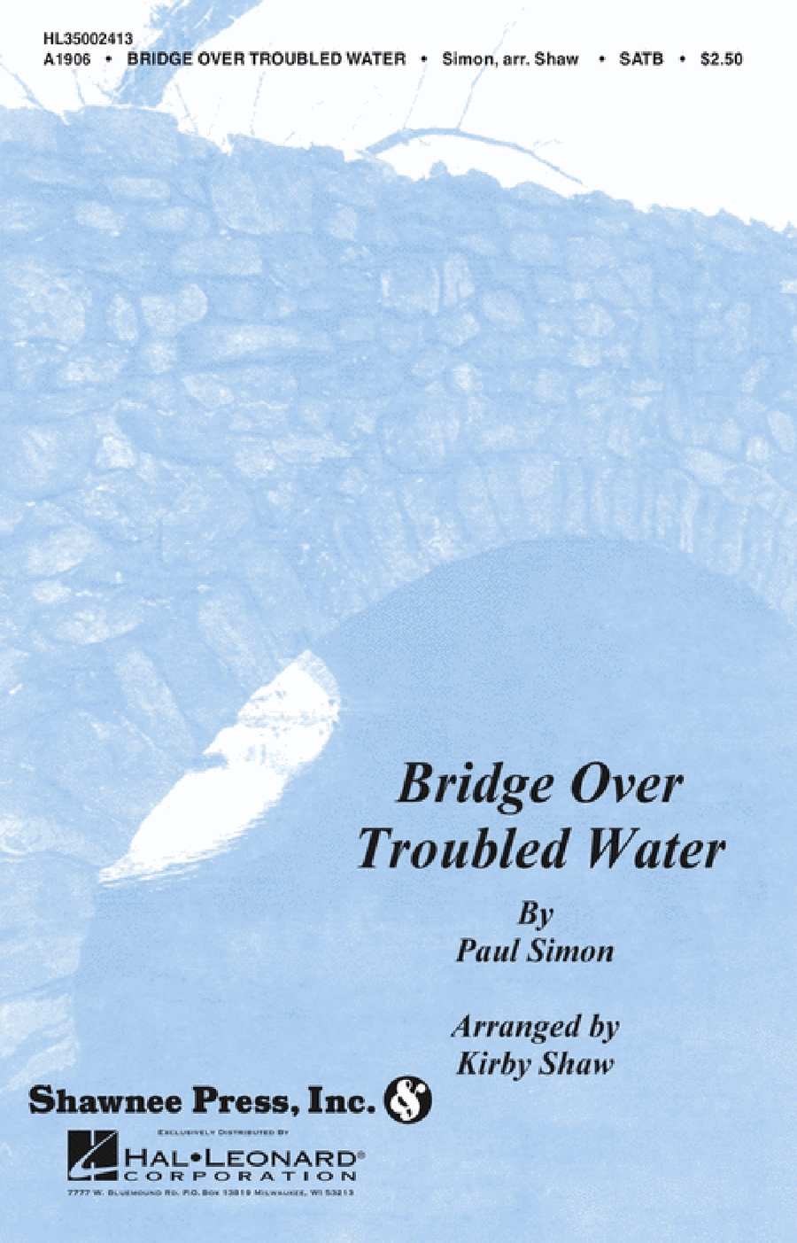 Bridge over Troubled Water 4-Part scores gallery preview page 1