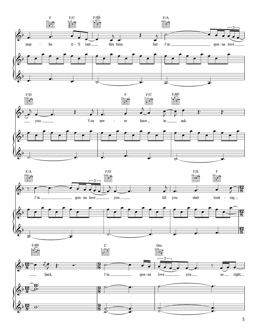 Bright Lights And Cityscapes Piano, Vocal, Guitar scores gallery preview page 5