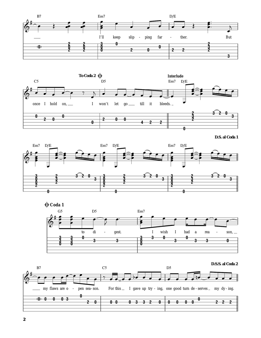 Bother Electric Guitar scores gallery preview page 2