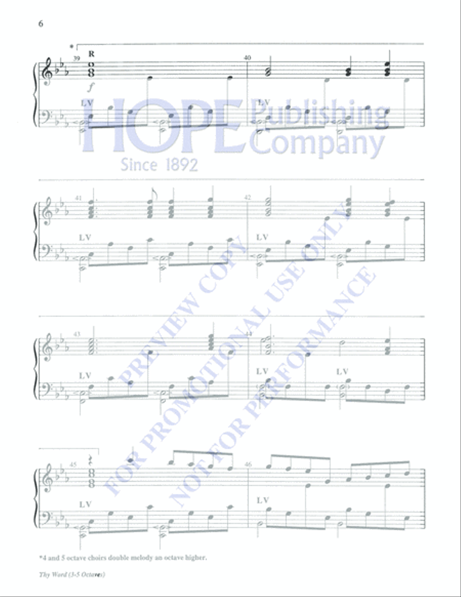 Thy Word 5-Octaves scores gallery preview page 6