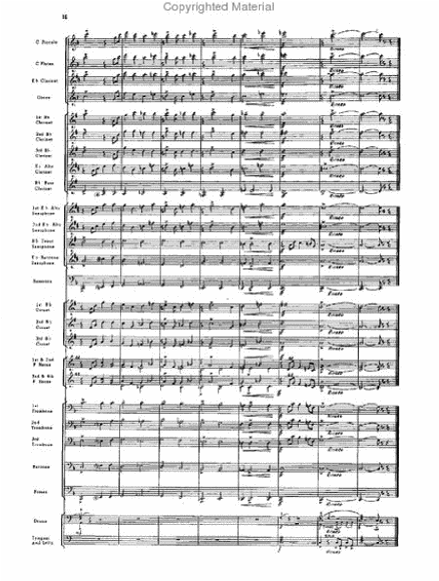 Pageantry Pageantry Concert Band scores gallery preview page 16