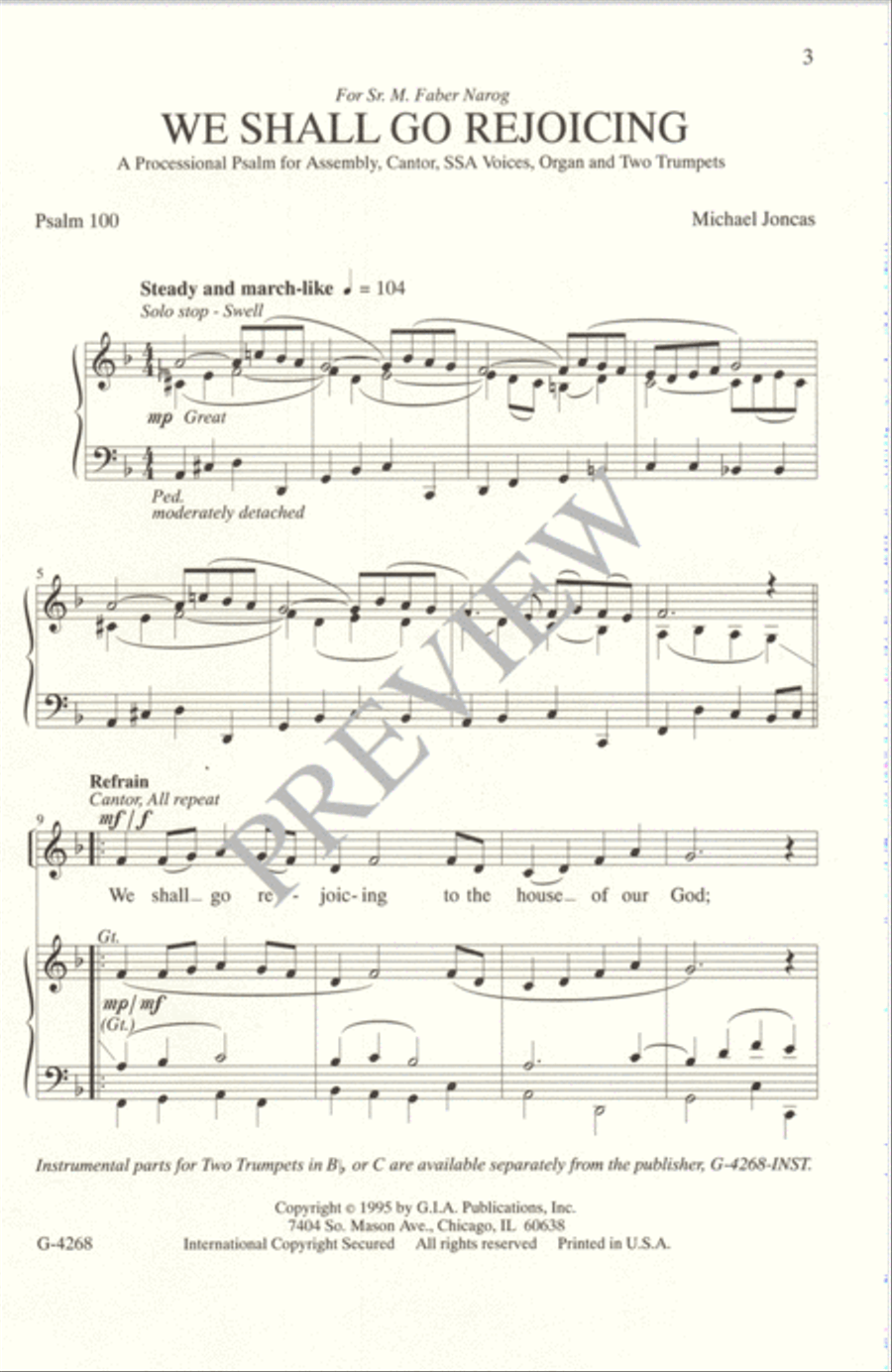 We Shall Go Rejoicing We Shall Go Rejoicing SSA scores gallery preview page 3