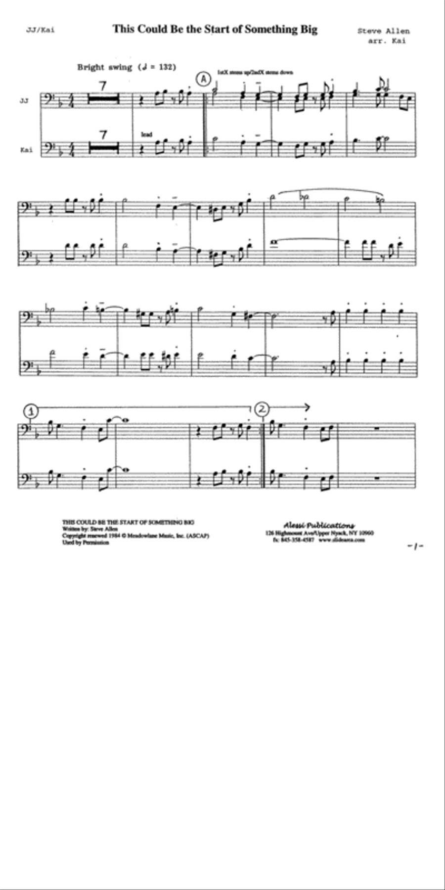 The Great Kai and J.J Trombone Duet scores gallery preview page 2