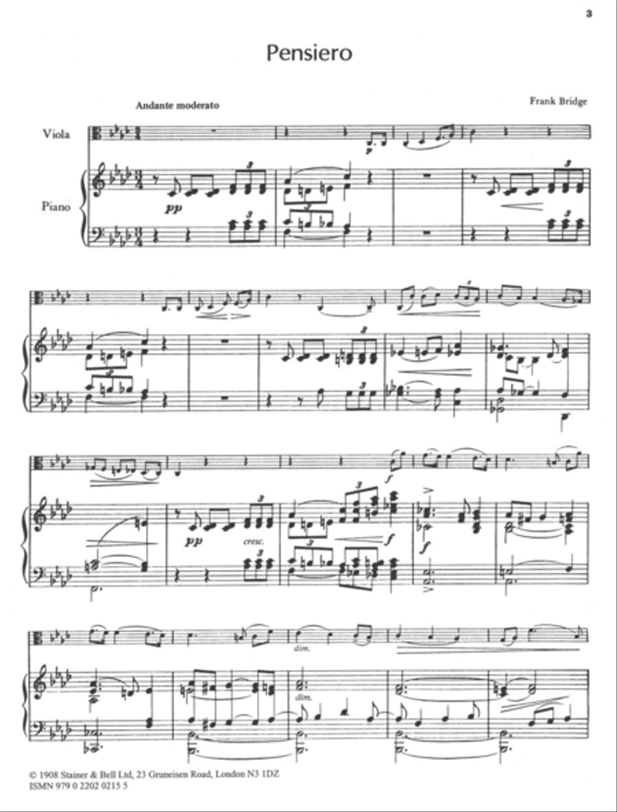 Two Pieces for Viola and Piano Piano Accompaniment scores gallery preview page 2