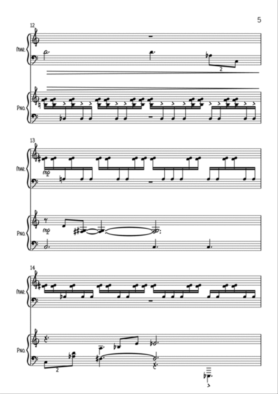 Falsa Evolução Piano scores gallery preview page 5