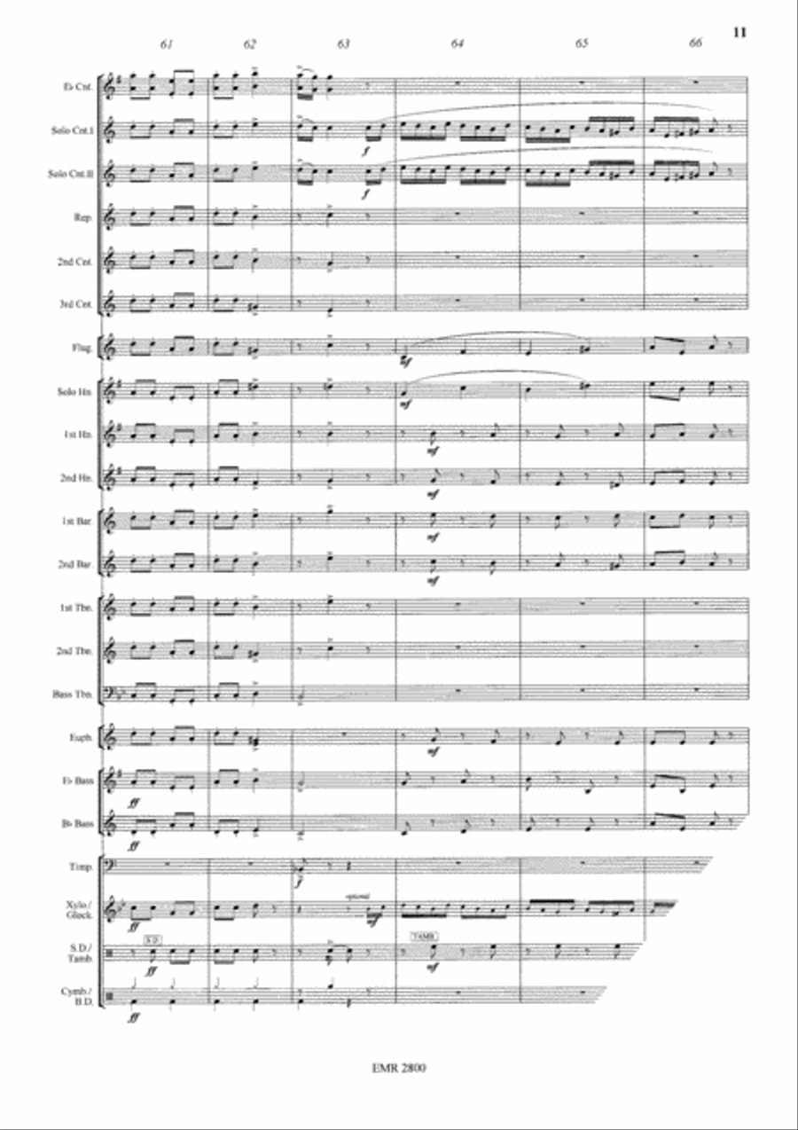 Gipsy Fantasy Gipsy Fantasy Brass Band scores gallery preview page 12