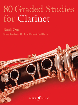 Book cover for 80 Graded Studies for Clarinet, Book 1