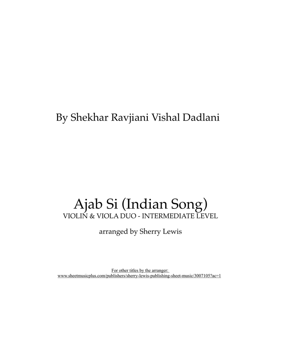 Ajab Si Ajab Si String Duet scores gallery preview page 2